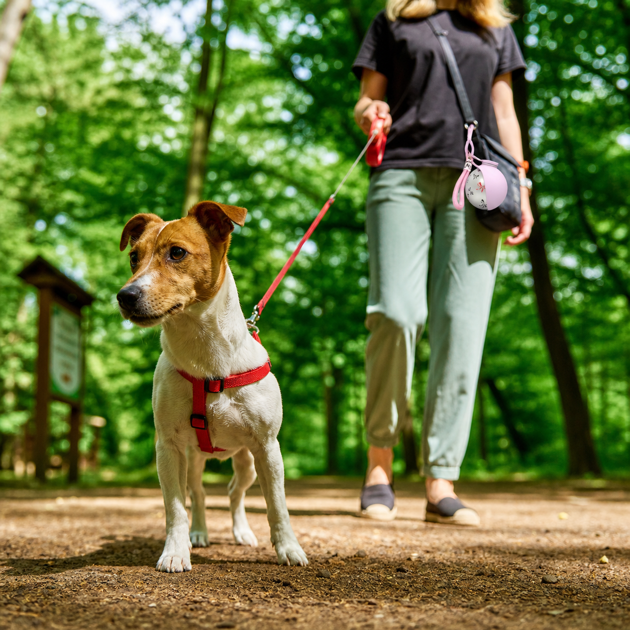 DrinkyDog™ | Borraccia Portatile 2 in 1 per Cani