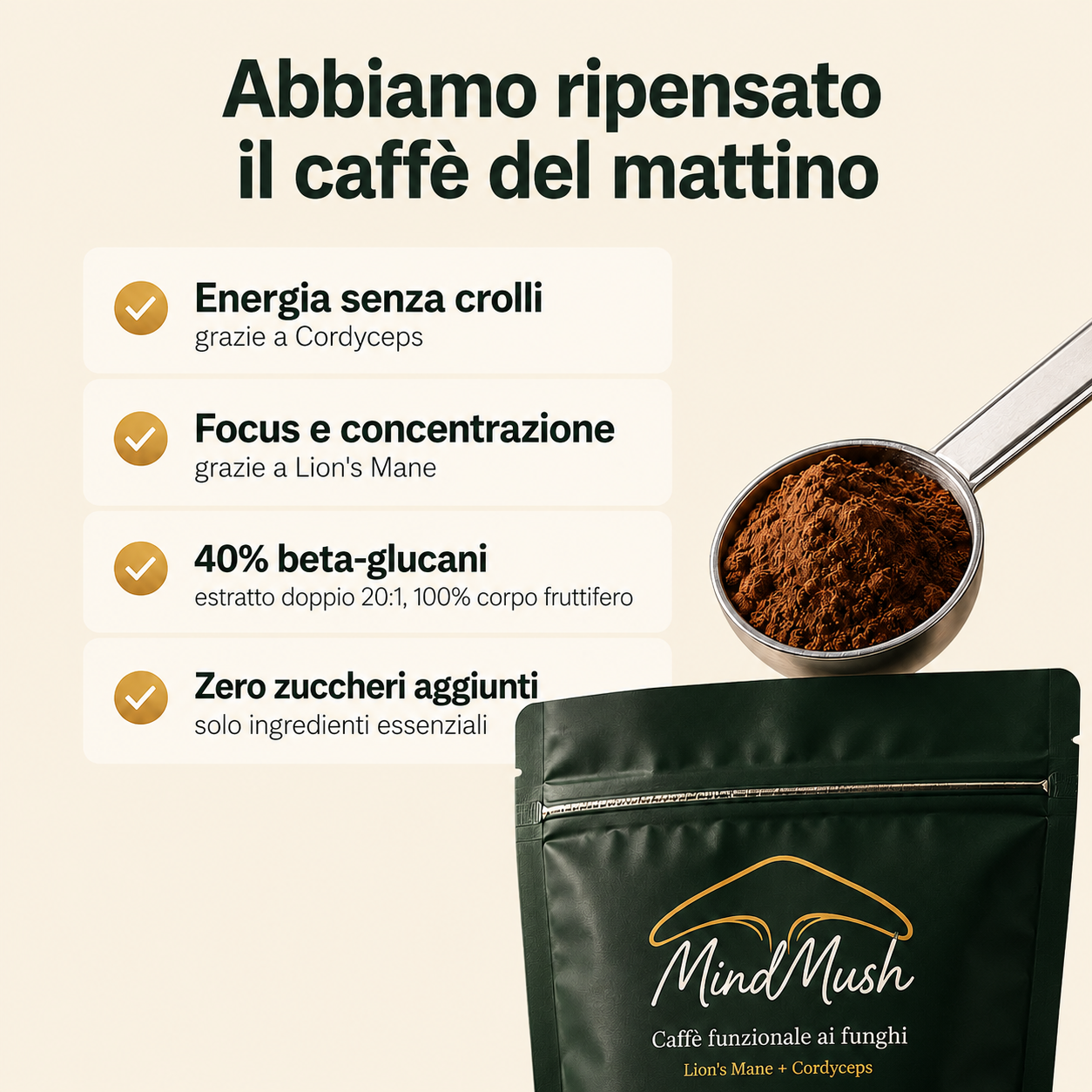 MindMush — Caffè funzionale ai funghi
