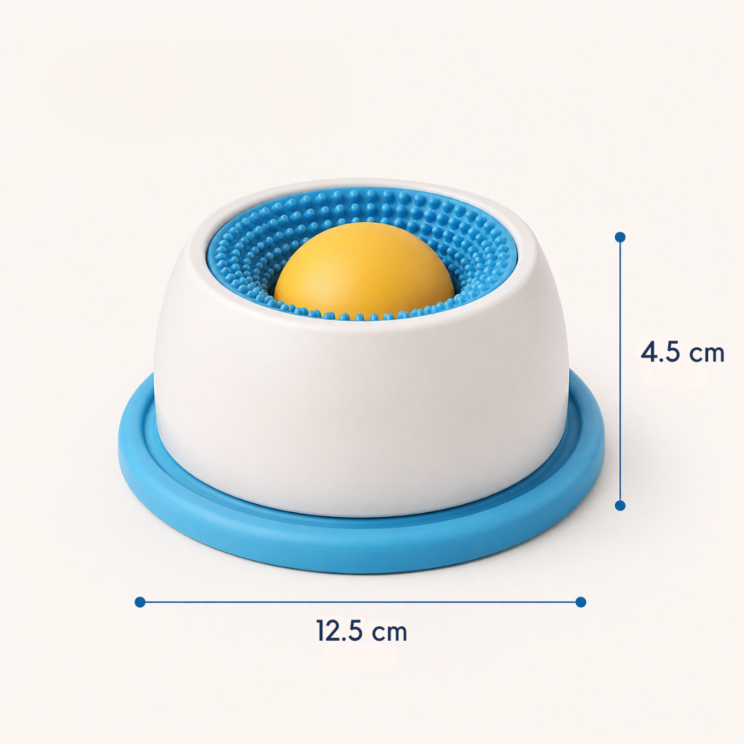 LickyBowl™ | Ciotola Interattiva Anti-Noia per Cani e Gatti