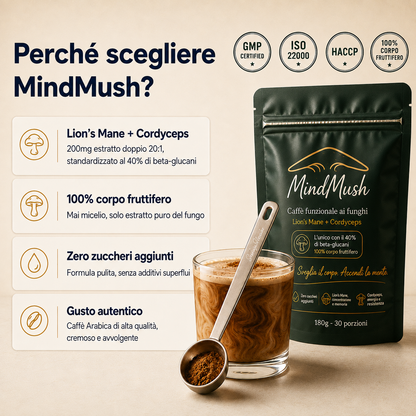 MindMush — Caffè funzionale ai funghi