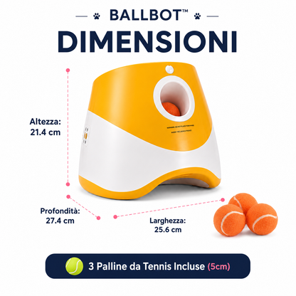 BallBot™ | Lancia Palline Automatico per Cani