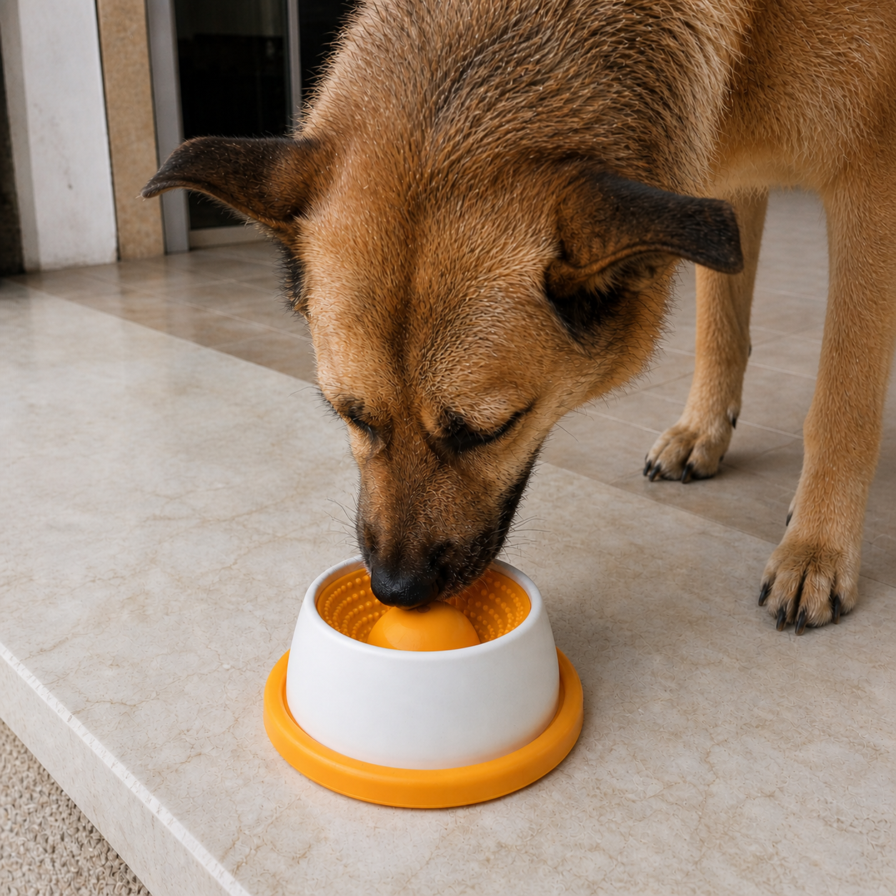LickyBowl™ | Ciotola Interattiva Anti-Noia per Cani e Gatti