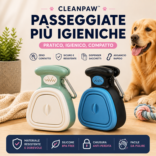 CleanPaw™ | Raccoglitore Igienico Zero Contatto