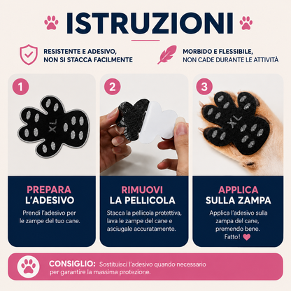 PawSafe™ | Protezioni Adesive per le Zampe del Cane