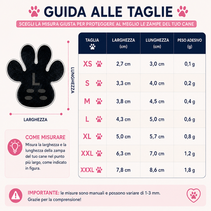 PawSafe™ | Protezioni Adesive per le Zampe del Cane