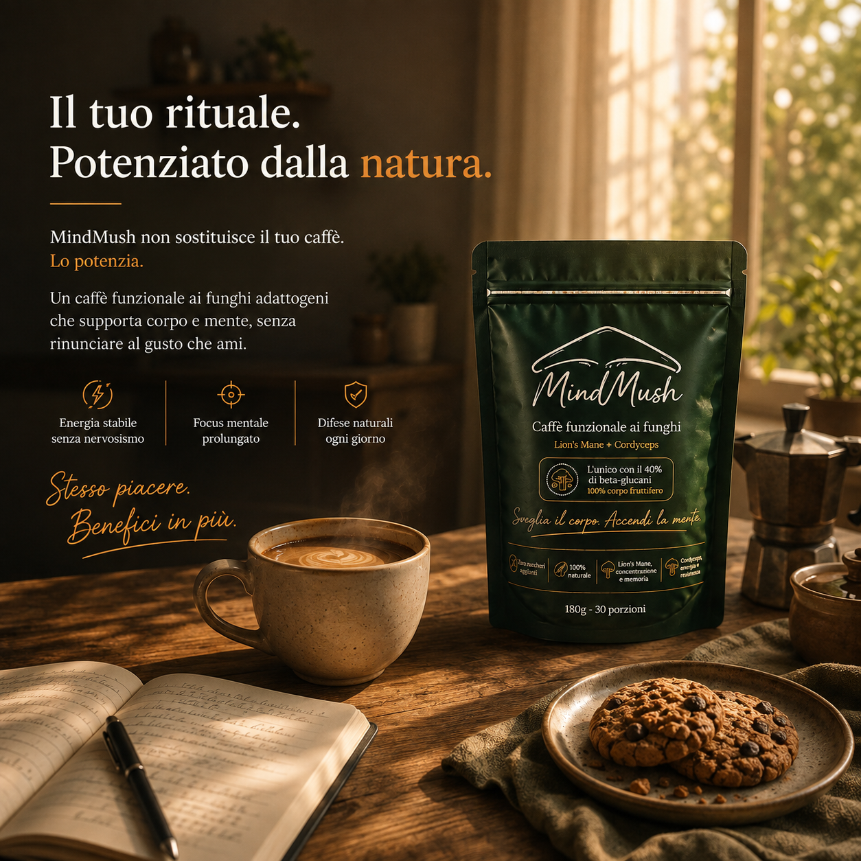 MindMush — Caffè funzionale ai funghi